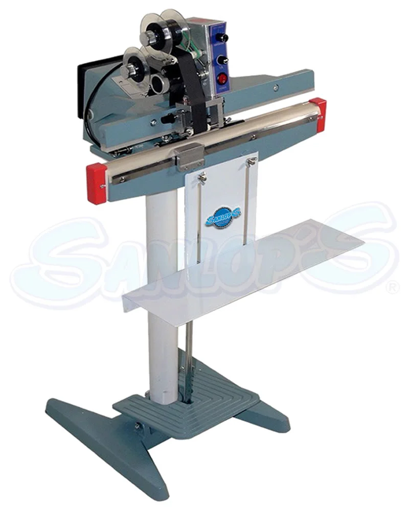 SELLADORA HORIZONTAL DE PEDAL CON FECHADORA