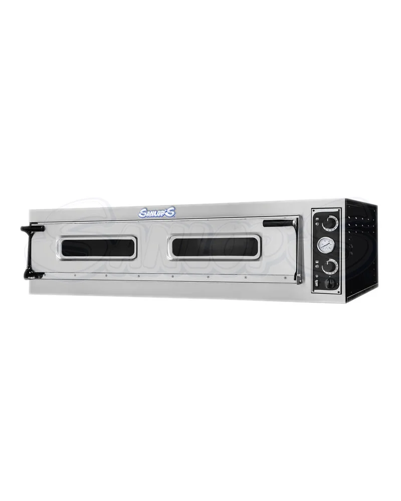 HORNO PARA PIZZA Y PAN ELECTRICO TRAYS6L 220V/60/3F 123×84 4 BANDEJAS 6 PIZZAS